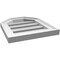 Ekena Millwork Octagonal Top Surface Mount PVC Gable Vent w/ 2"W x 1-1/2"P Brickmould Frame, 14"W x 16"H GVPOT14X1602SF - alternate 5